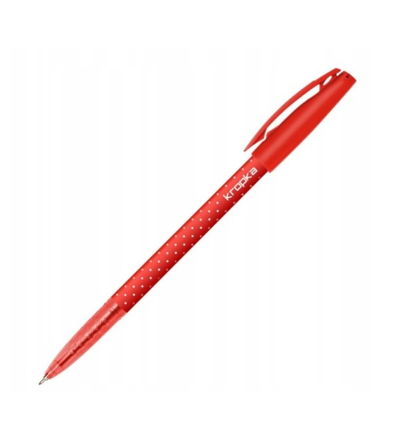 DŁUGOPIS RYSTOR KROPKA 0.5 CZERWONY opak. 12 szt.