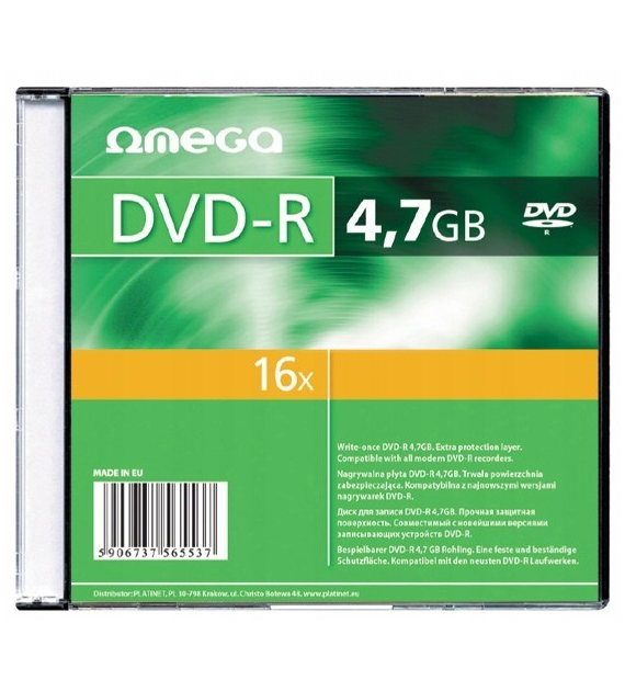 PŁYTA DVD-R OMEGA Slim