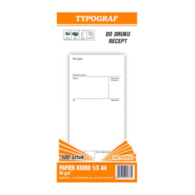 PAPIER KSERO NA RECEPTY 1/3 A4   kart.15 opak.