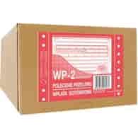 POLECENIE PRZELEWU A-6 WPŁATA GOTÓWKI  (2-odcinki )  karton 2000 szt.