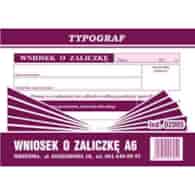 WNIOSEK O ZALICZKĘ A-6