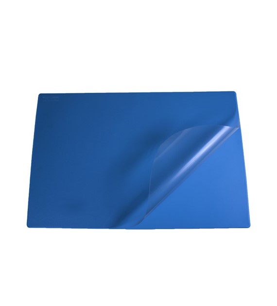 Podkład na biurko Biurfol z folią błękitny, 580x380mm