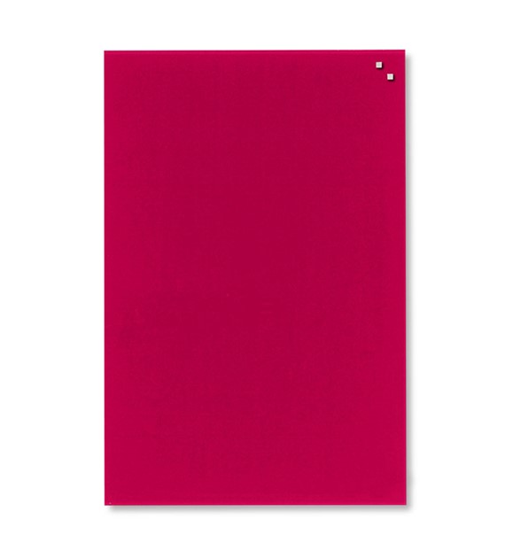 Tablica szklana-magnetyczna 40x60 cm czerwona