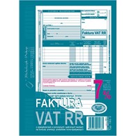 Faktura VAT RR dla rolników A5/80k, samokopia (oryg.+1k)