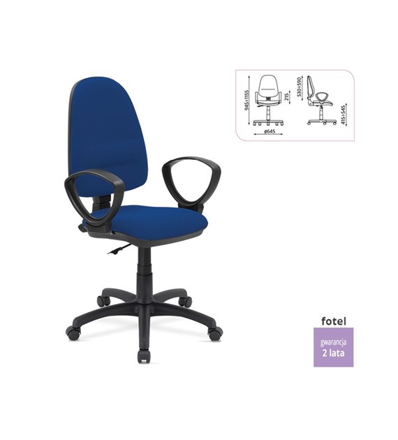 Krzesło obrotowe Perfect GTP ciemnoniebieska C14
