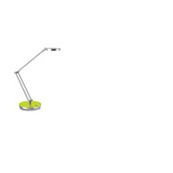 Lampka na biurko CEP LED 400 ze ściemniaczem zielono – srebrna