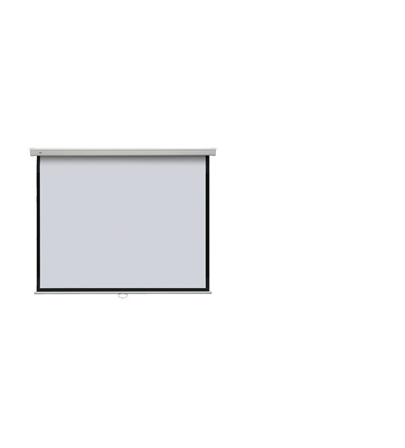Ekran projekcyjny POP manualny ścienny, format 4:3 108 x 147 cm, przekątna 190 cm