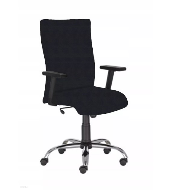 Krzesło WILLIAM R STEEL tkanina czarna EF-019